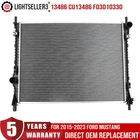 Radiator CU13486 13486 for 2015-2023 Ford Mustang 3.7L 5.0L 5.2L Crossflow