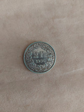 MONETA ARGENTO 2 FRANCHI SVIZZERA HELVETIA 1936  (6833)