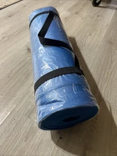 Exercise Yoga Mat 1/2-Inch Thick w/Carry Strap Gym Prayer Fitness Pilates *NEW*