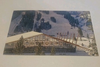 1961 Squaw Valley Blyth Arena~Winter Olympic Games POSTCARD Postkarte