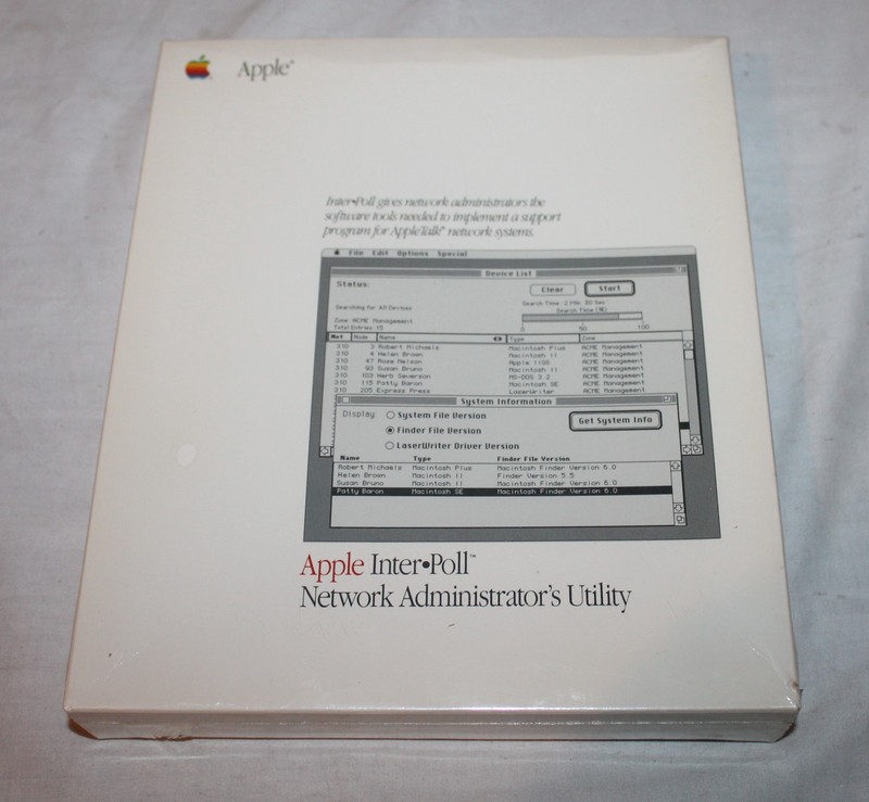 Apple Inter-Poll Network Administrators Utility M0697 – Factory Sealed