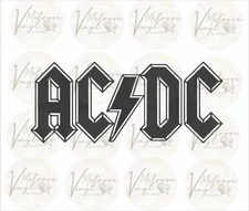 AC/DC - Vinyl Decal Sticker - Various Colors and Sizes