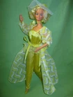 VINTAGE Superstar Era BARBIE 1979 PRETTY CHANGES DOLL in Outfit & Rose Earrings