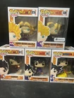 Funko Pops! Dragon Ball Collectibles Including Gohan, Goku And Caulifla