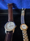 SEIKO WRISTWATCHES FOR SPARES / REPAIR. BOTH IN CLEAN CONDITION BUT NOT RUNNING.