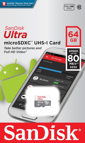 SanDisk Ultra microSD 16GB/32GB/64GBG/128GB SDXC SDHC Class 10 Speicherkarte - UK - Bild 15 von 16