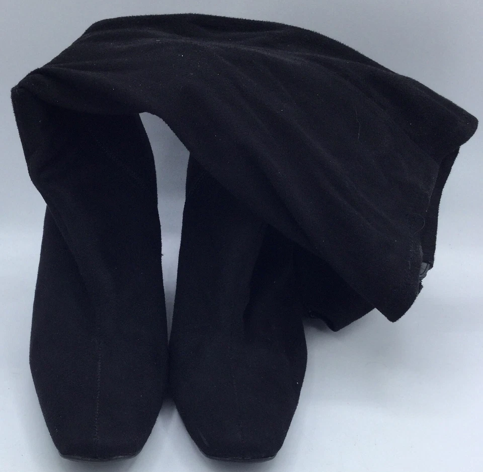 Botas hasta la rodilla Apostrophe Katerina de tacón alto talla 7,5 M negras Foto 2 de 4