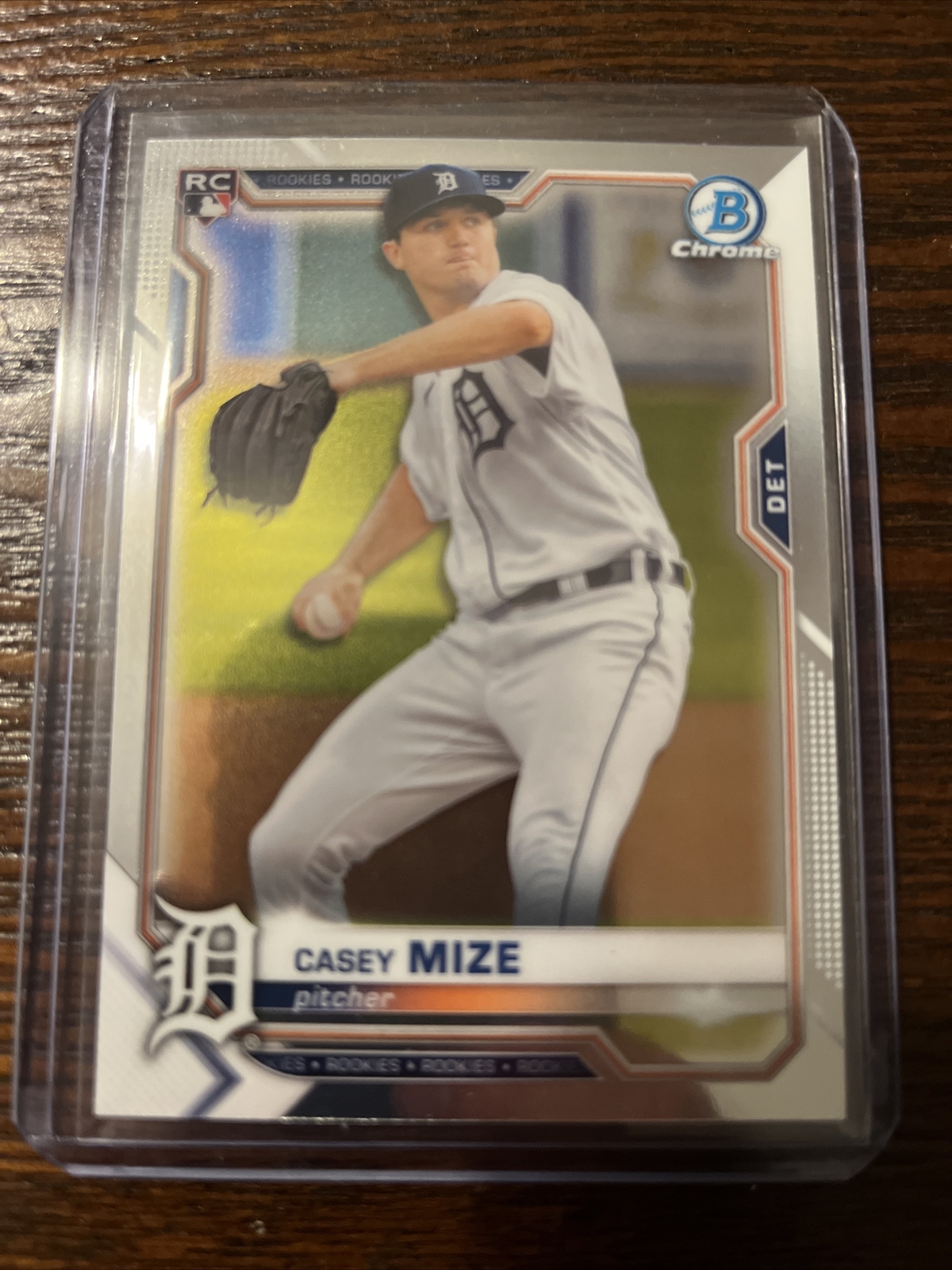 2021 Bowman Chrome Casey Mize #9 Rookie RC Detroit Tigers