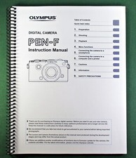 Olympus Pen-F Instruction Manual: 184 Pages  Protective Covers 