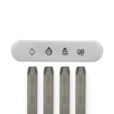 ImpressArt Ornament Embellishment Metal Stamp Pack Steel DIY Jewelry Punches