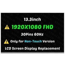 New 13.3" LP133WF7-SPF1 for Dell YT9G7 0YT9G7 LCD FHD Non-Touch Screen Display