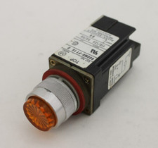 Allen-Bradley 800MS-PT16 Ser D Orange Round Pilot Light