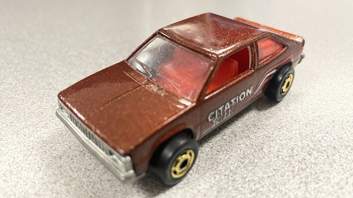 NICE-Vintage Hot Wheels 1980 Chevy Citation X-11 Malaysia NICE-Vintage Hot Wheels 1980 Chevy Citation X-11 Malaysia