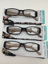 "3 PAIR" Foster Grant Sight Station Caity 2.75 Reading Glasses READERS