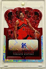 SCOTTIE BARNES 2021-22 Crown Royale ASIA RED ROOKIE AUTO /31 #29 🔥 MINT RC