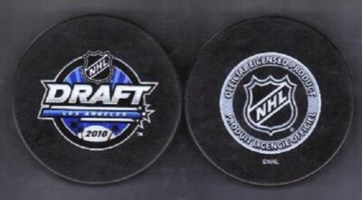 2010 NHL Draft Event LOS ANGELES KINGS Souvenir PUCK -  #4L 1st Pick Taylor HALL