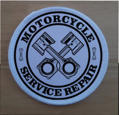 Motorrad Service Team Technik Mechaniker Biker Patch Abzeichen Patches Badges