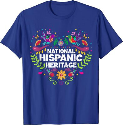 National Hispanic Heritage Month Colorful Design Unisex T-Shirt