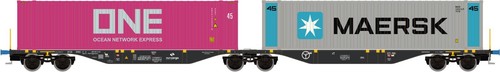 Mehano 90661 Containertragwagen Sggmrss 90' der PKP Cargo / One, NEUHEIT selten | Zustand: Neu