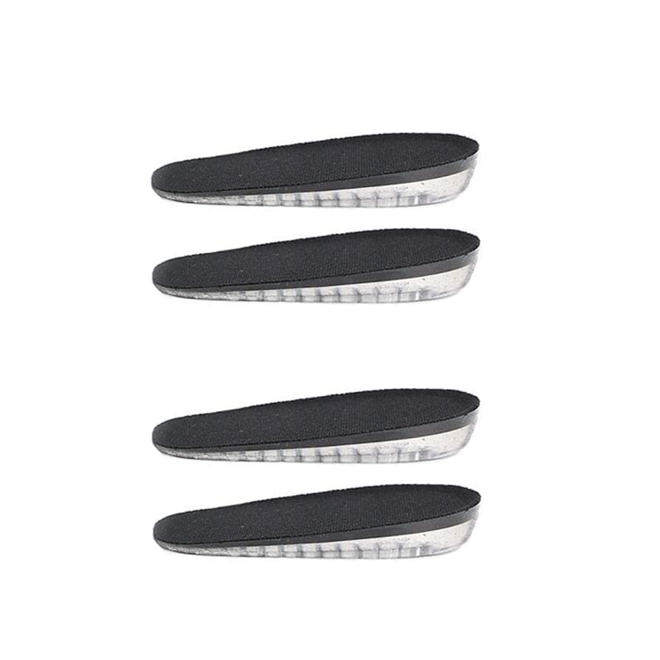 Universal Gel Height Increase Insoles – Invisible Shoe Lifts, Elastic Shock Absorption