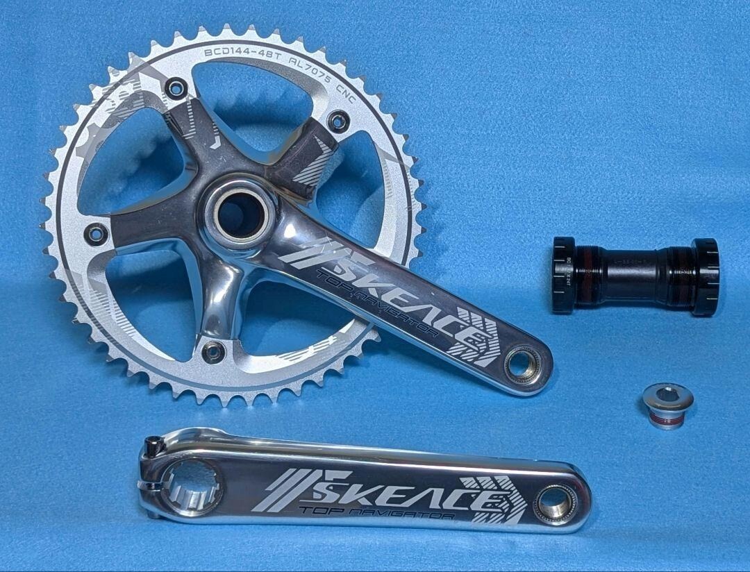 SKEACE ダイレクトクランク チェーンリング 48T 165mm H9bfee80e93fe4a1cbcfd283cefa75