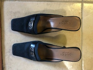 gucci square toe mule