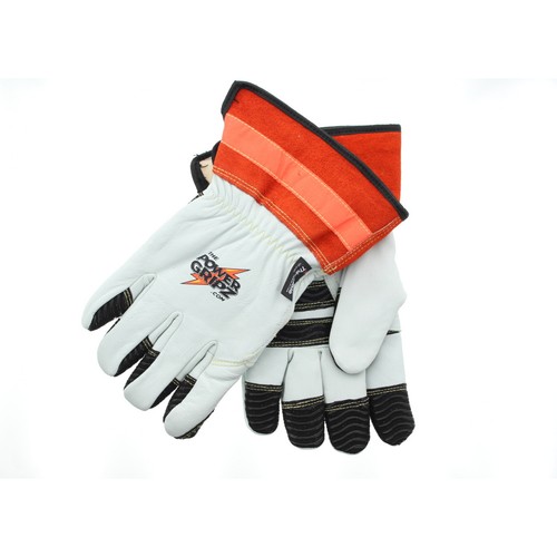 Power Gripz TPG-WG10T Insulated Heavy Duty Cowhide Leather Work Gloves 10" - Picture 2 of 8