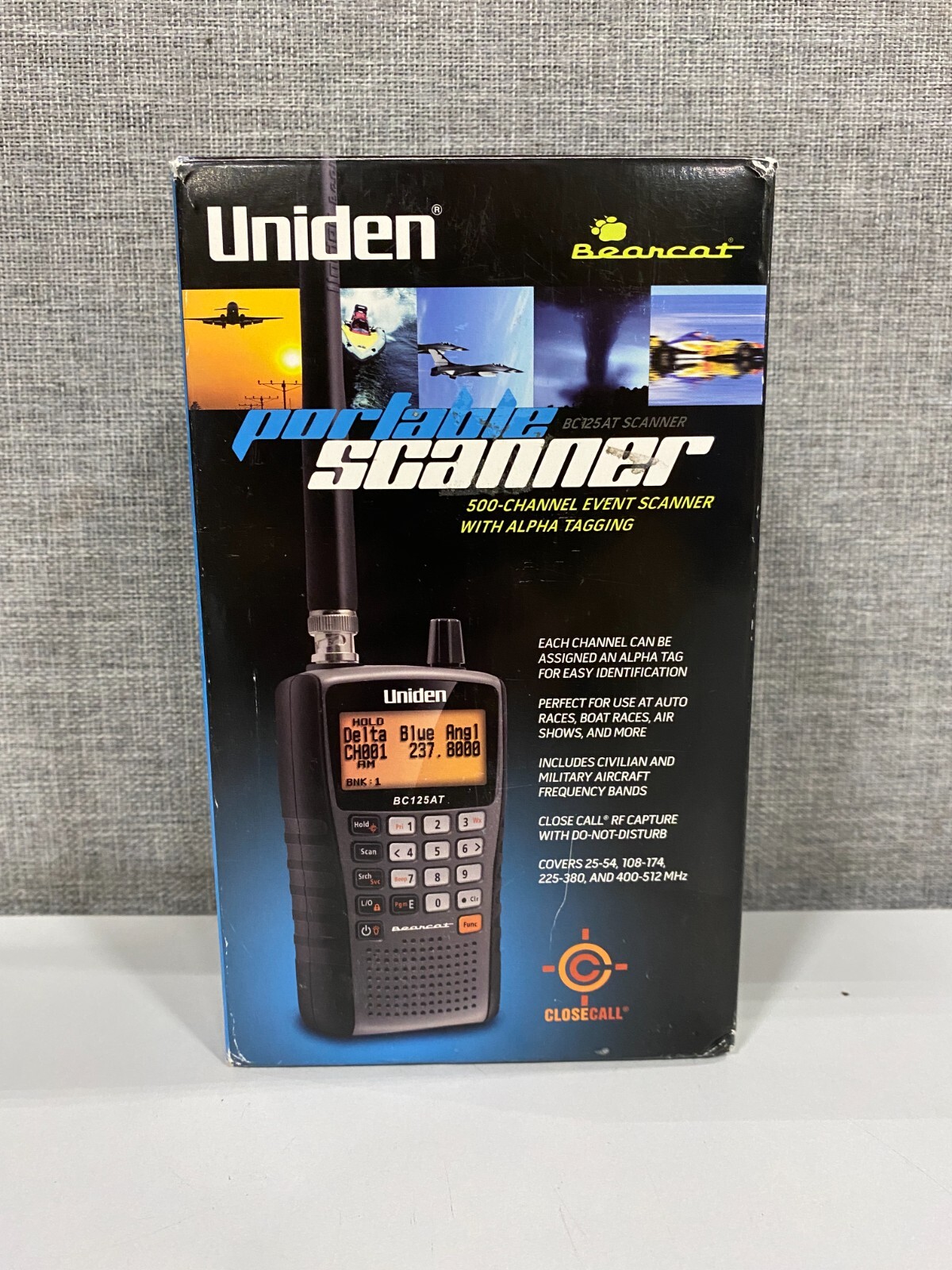 Uniden BC125AT 500 Channel Handheld Scanner with Alpha Tagging eBay