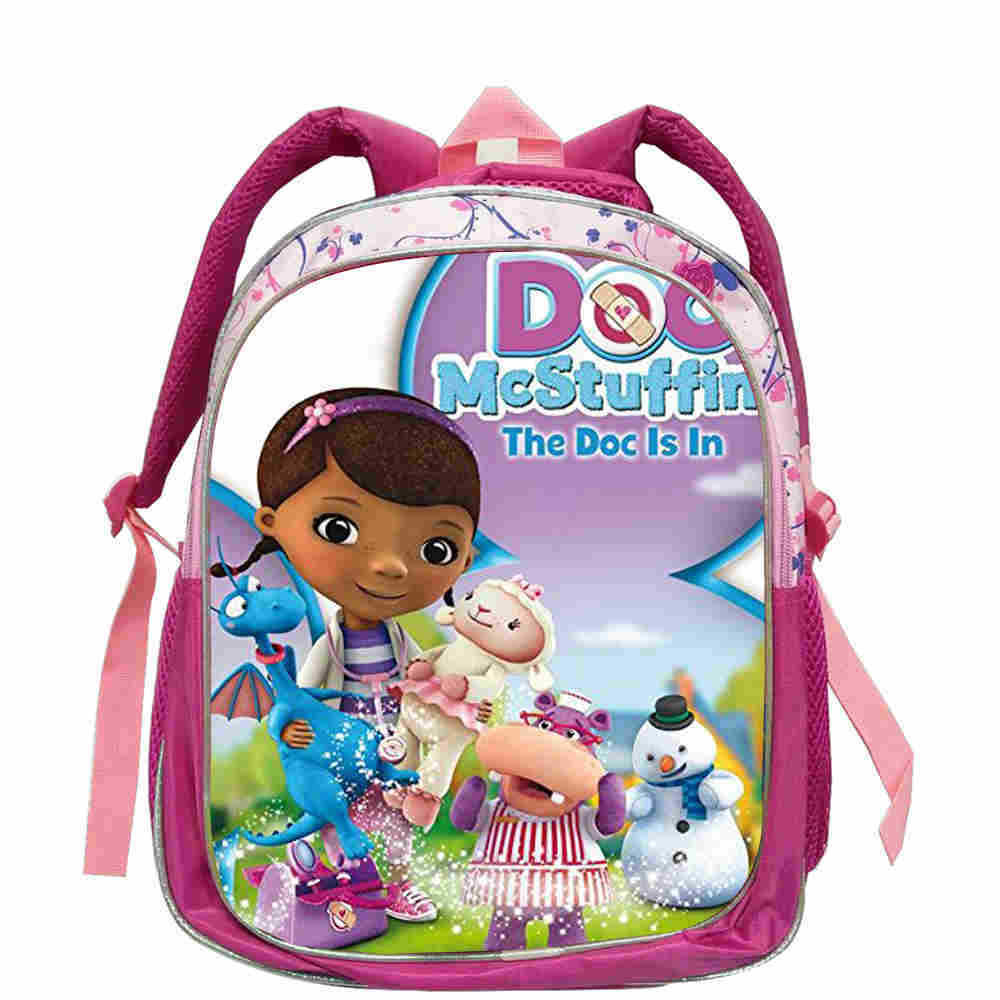 3D Girls Doc McStuffins Backpack School Bag Daypack 12 Inch Kids