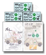 Echelon Details 1/35 ISAF Afghanistan Peacekeepers Generic Markings AFV Decals