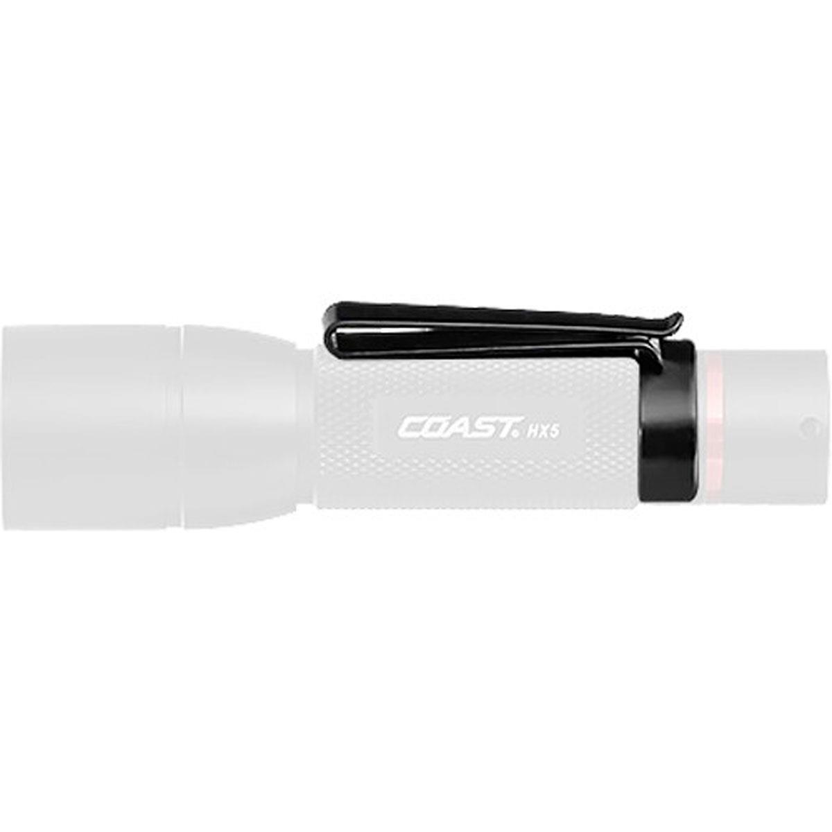 Карманный зажим Coast HX5 черного цвета #20673