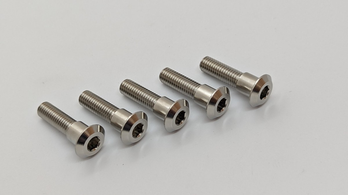 Suzuki SV650 SV650N SV650S Titanium Rear Brake Disc Rotor Bolts - Foto 2