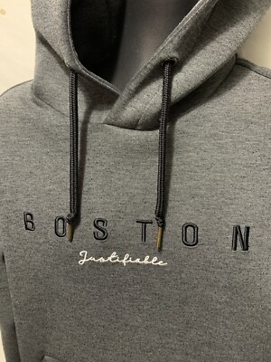 Pull à Capuche Femme Fred In Boston – Gris Coton Taille M – Édition Atlanta Bobcats