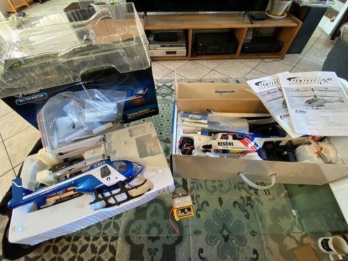 Lot de 2 hélicoptères Modélisme RC WALKERA 53Q3 POLICE & BLADE CX2 E-flite - Photo 7/20