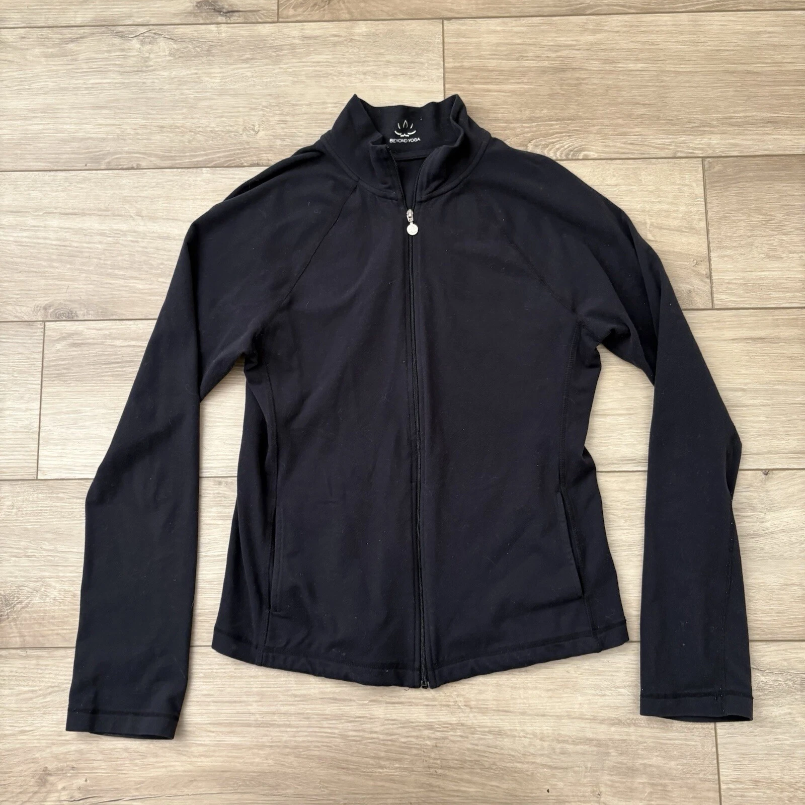 beyond-yoga original full zip long sleeve jacket