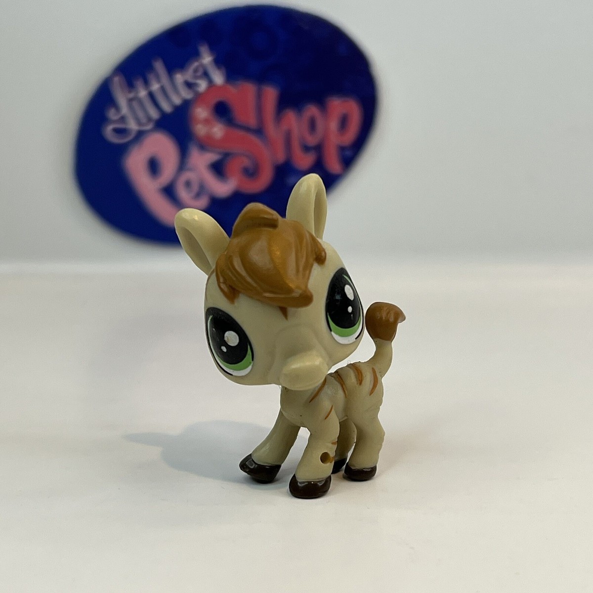 MINI ZENZO SANDCASTLE ZEBRA #333 - Authentic Littlest Pet Shop