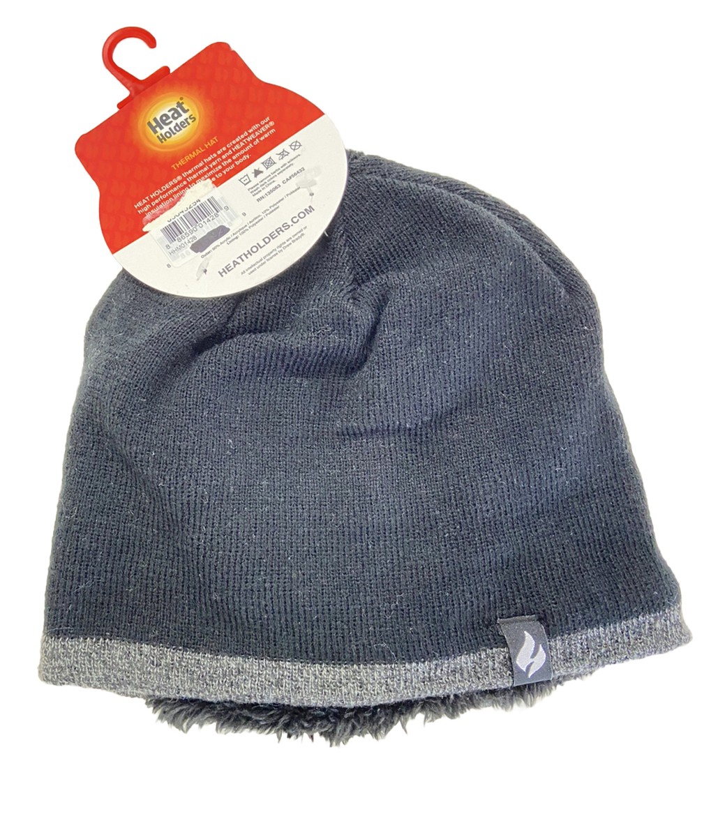 Heat Holders Warm Thick Fleece Lined Knit Thermal Turn Over Winter