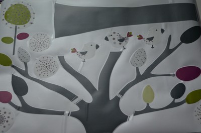 Vertbaudet Baum Wandsticker Blätter Übergröße Vögel Neu  