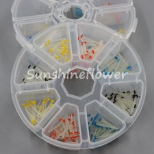 Dental Fiber Post Glass Quartz Teeth Restorative 1.0 1.2 1.4 1.6 1.8mm 200 Pcs