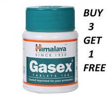 Himalaya Gasex 60 Tablets Pack Free Worldwide Shipping BUY 3 GET 1 FREE