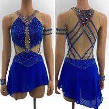 ice figure skating competition dress Gymnastics costume dance Dress dyeing