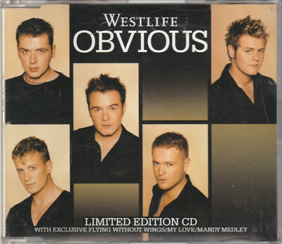 WESTLIFE - Obvious - 2004 Limited Edition CD Single     *FREE UK POSTAGE*