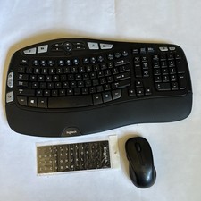 Logitech Wave Wireless Keyboard Mouse Combo K350 And M510 Unifying USB read 