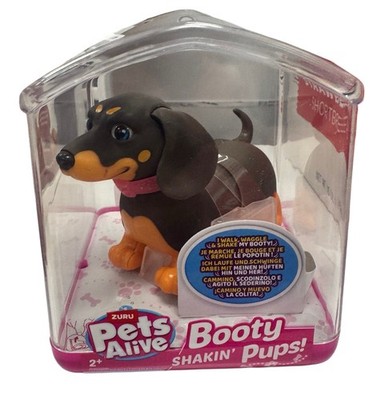 NEW Zuru MINI DACHSHUND Pets Alive Booty Shakin' Pups! Interactive Toy Figure