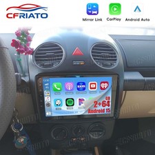 2+64G Apple Carplay Android 15 Für VW Beetle 2004-2010 GPS Navi WIFI Autoradio