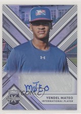 2018 Panini Elite Extra Edition Auto Yendel Mateo #190 Auto 03xg