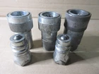 3pc Pioneer 1/2" Parker Hannifin Hydraulic Coupler 4050-4 2pc 8010-4 male female