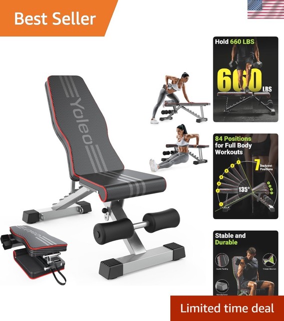 YOLEO Adjustable Weight Bench