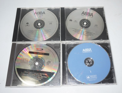 Lot of 4 ABBA CDs Greatest Hits Gold Waterloo The Collection Definitive Collecti