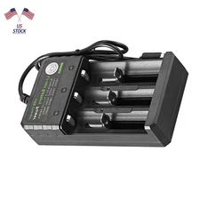 Universal 3 Slot USB Charger Smart Lithium Battery Charging Hub Dock Station